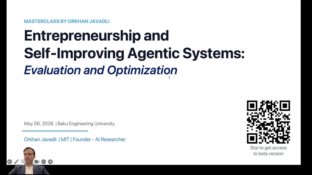 Watch the recording of the master class at Baku Engineering University
